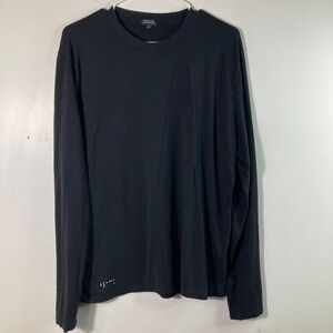 Mens Two Blind Brothers Long Sleeve Tee Shirt Black L